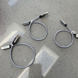 Short USB C Cable 1ft, BEST4ONE USB3.0 to Type C Cable Nylon Braided